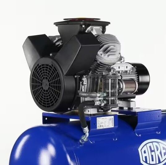 AGRE Industrie-Kolbenkompressor Typ ALG MEK-O-5.5 10 270 D Schallgedämmt auf Behälter 500 Liter 4116002271