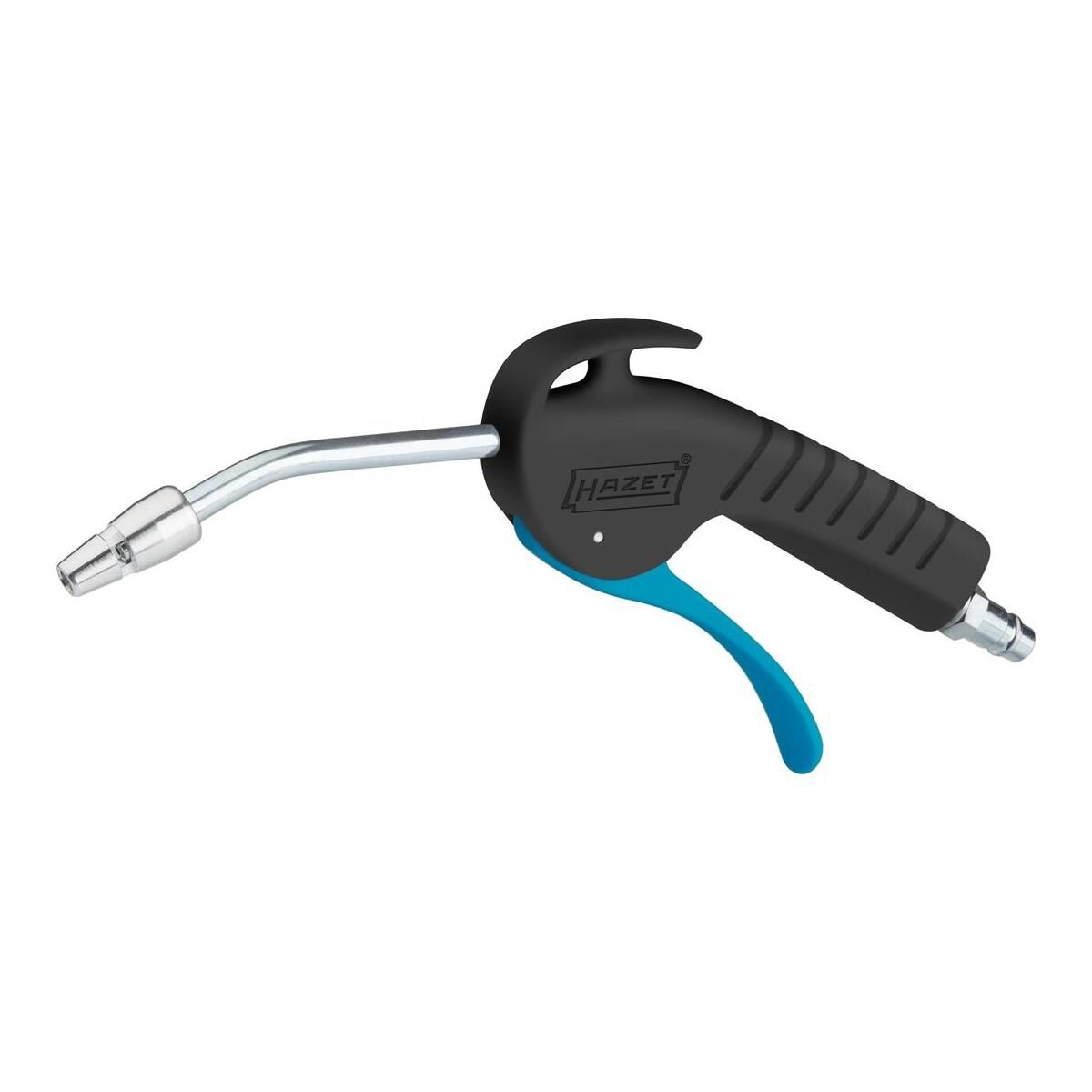 HAZET Pistola di soffiaggio - 100 mm - con ugello Venturi e tubo piegato 9040P-4
