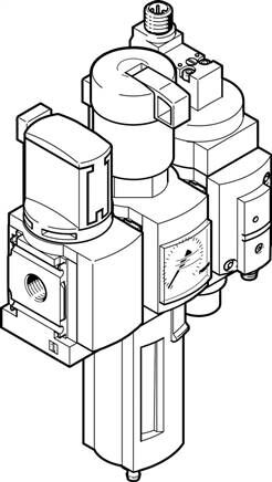 FESTO MSB4-1/4:C3:J120:D14-WP (8042666) Wartungsgeräte-Kombination