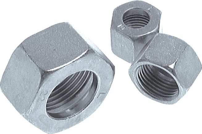 Dado per anello di taglio 6 L (M12x1,5), acciaio zincato