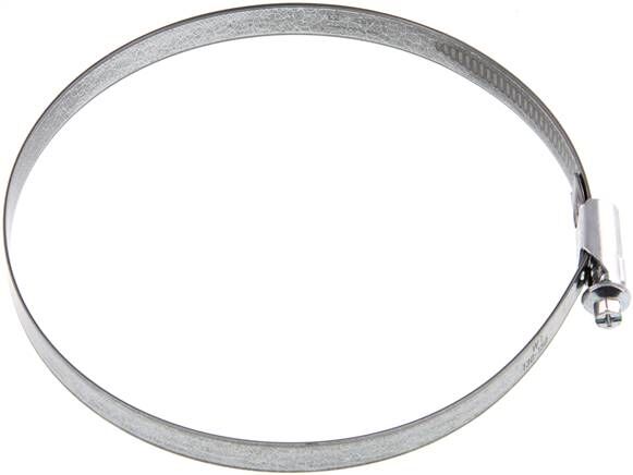 12mm Collier de serrage 130 - 150mm, acier galvanisé (W1) (NORMA)
