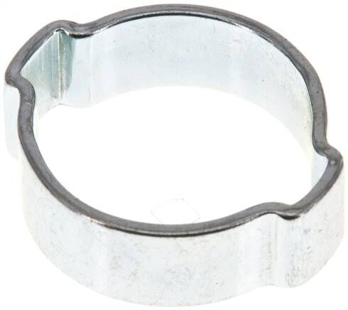 collier de serrage à 2 oreilles 21 - 25mm, acier galvanisé (W1)