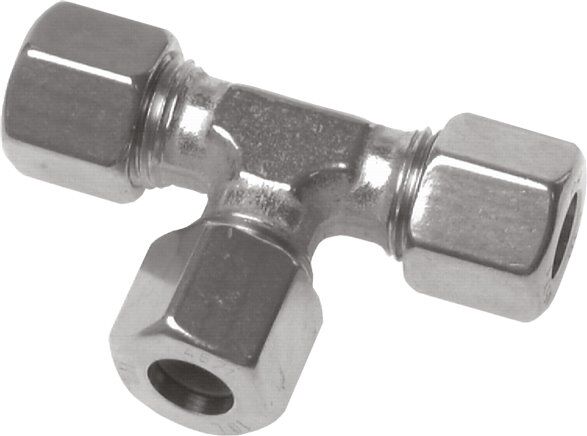 T-Schneidringverschraubung 18 L (M26x1,5), 1.4571
