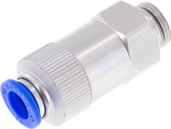 Clapet anti-retour G 3/8"-10mm, débit du tuyau au filetage, standard IQS