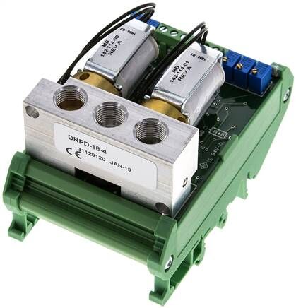 Proportionaldruckregler G 1/8",0 - 10 bar,4 - 20 mA, für DIN-Schiene, 4-20 mA