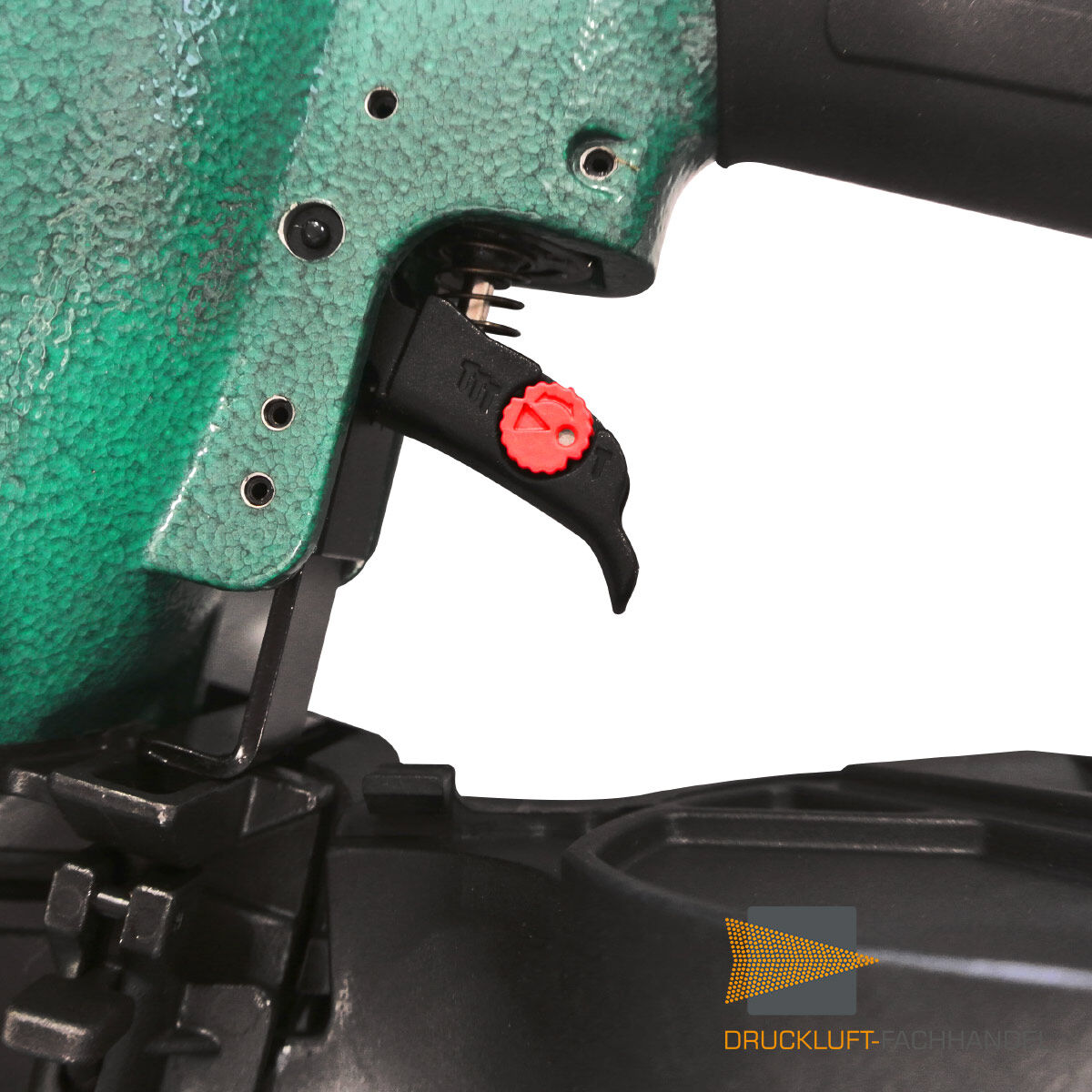 Chiodatrice pneumatica professionale Prebena 7F-CNW90 con chiodo a bobina + metro portatile DF Chiodatrice pneumatica professionale Prebena 7F-CNW90 con chiodo a bobina + metro portatile DF