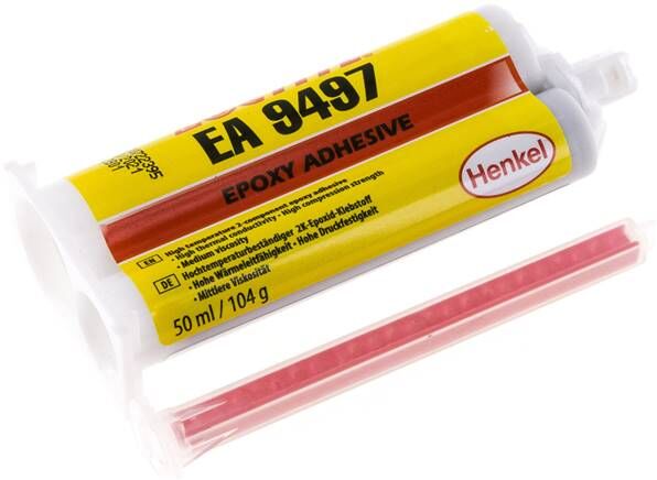 Adesivo epossidico 2K LOCTITE, doppia cartuccia da 50 ml (2:1, sistema A) 9497/50
