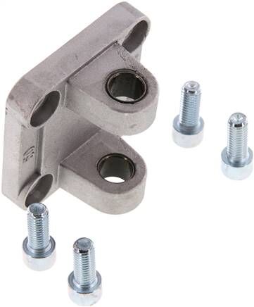 ISO 15552-Fixation du pivot de fourche 50 mm, aluminium avec douille