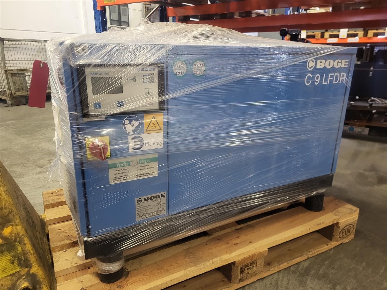 GEBRAUCHT Boge Schraubenkompressoren C 9 LFDR, 7,5 KW DS-Motor, 8 bar