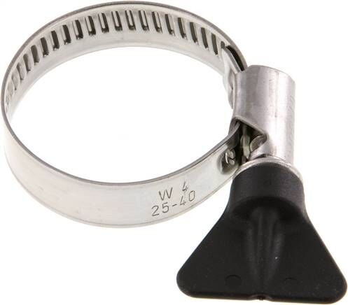 12mm Collier de serrage 25 - 40mm, 1.4301 (W4) (NORMA)