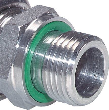 Serratura ad anello regolabile M 18x1,5-15 L, acciaio galvanizzato
