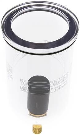STANDARD Kunststoffbehälter f. Filter, Standard 3 - 9, Kondensatablass automatisch