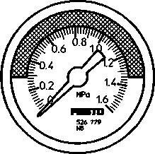 FESTO MA-50-1,6-R1/4-MPA-E-RG (526782) Manometer