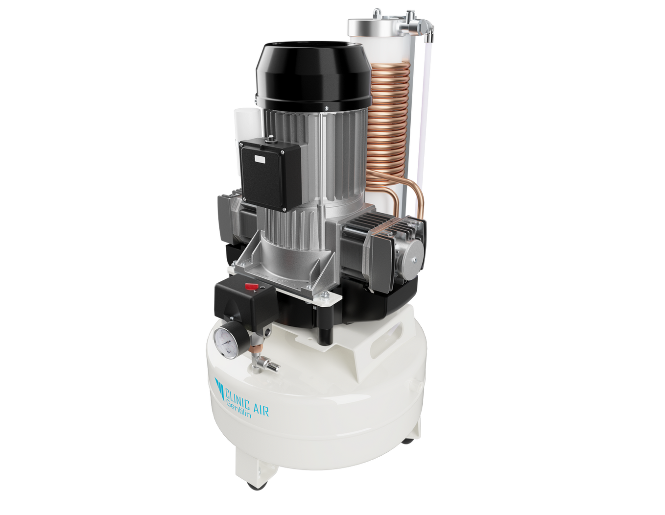 Gentilin ölfreier Kompressor Smart Dry 3.25-S | Kolbenkompressor mit Adsorptionstrockner