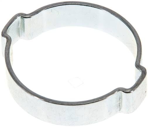 collier de serrage à 2 oreilles 32 - 37mm, acier galvanisé (W1)