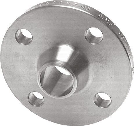 Flangia a collo di saldatura DN40-PN6 (DIN/EN), DIN 2631 & EN 1092-1 (Tipo 11), 48,3mm, acciaio