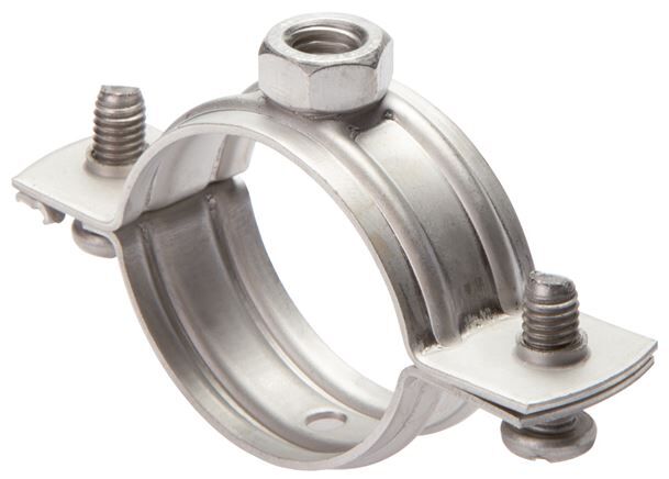Fascetta stringitubo, 85 - 89 mm, 1.4404, senza inserto