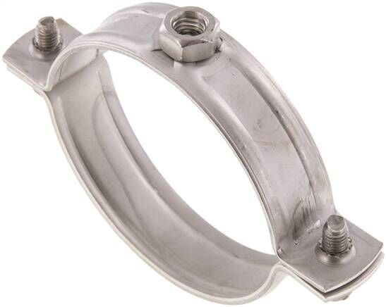 Fascetta stringitubo, 72 - 76 mm, 1.4404, senza inserto