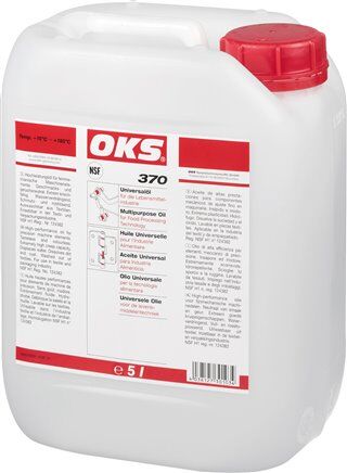 OKS 370/371 - Olio universale (NSF H1), tanica da 5 l (DIN 51)