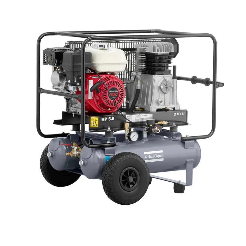 Atlas Copco Kolbenkompressor Automan AC56 10 E 11+11R Petrol