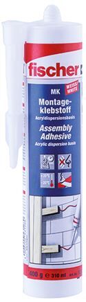 Adesivo di montaggio FISCHER MK, bianco, cartuccia da 310 ml