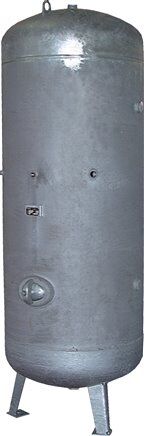 Druckluftbehälter 150 Liter, 11 bar, verzinkt, stehende Ausführung 210803-MB15B