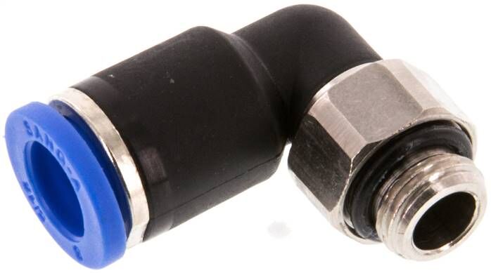 Connettore push-in angolare G 1/8"-8mm, standard IQS