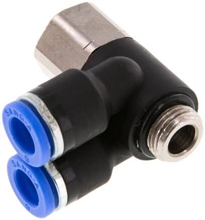 Connettore push-in a Y, I/A G 1/8"-6mm, standard IQS