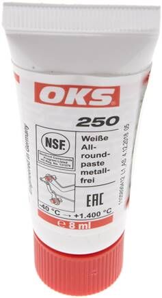 OKS 250/2501 - Pasta bianca universale, tubetto da 8 ml
