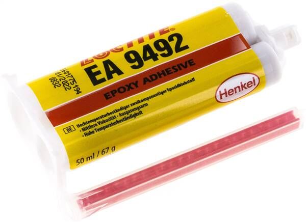 Adesivo epossidico 2K LOCTITE, doppia cartuccia da 50 ml (2:1, sistema A) 9492/50