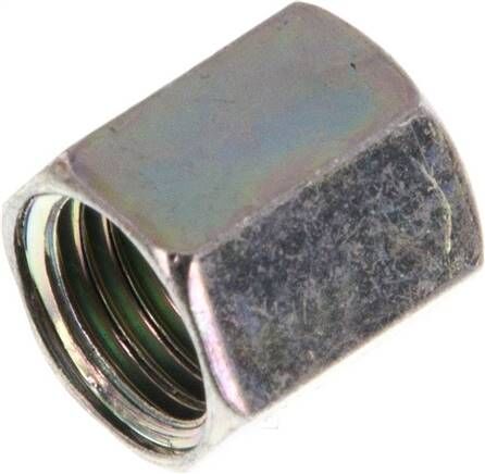 Dado per anello di taglio 6 L (M12x1,5), acciaio zincato