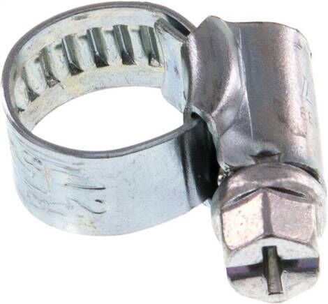 9mm Collier de serrage 8 - 12mm, acier galvanisé (W1) (IDEAL)