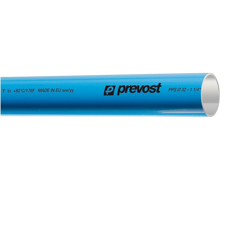 PREVOST-BLAU ALUMINIUM-ROHR Rohraußen-Ø = 25 | Länge 2,9 m