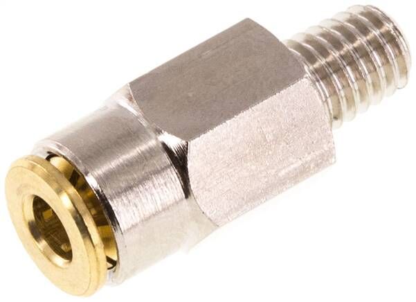 Raccordo a innesto ad alta pressione M 6 (conico)-4 mm