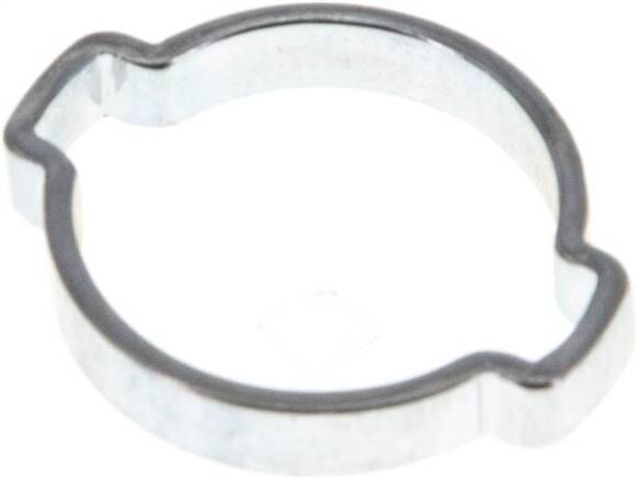 collier de serrage à 2 oreilles 15 - 18mm, acier galvanisé (W1)