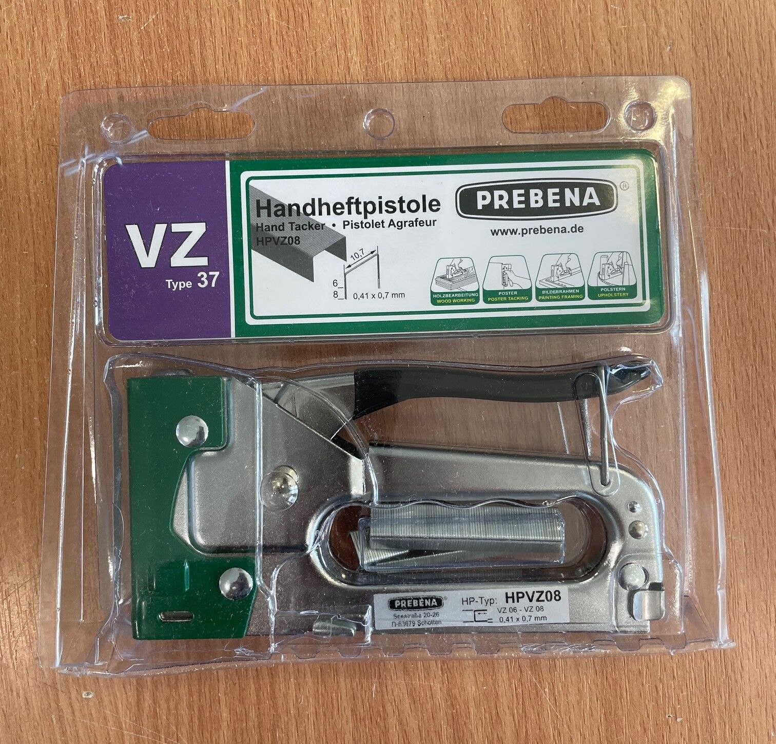 Pistola graffatrice manuale HPVZ08