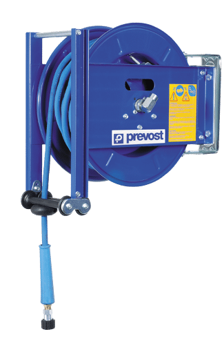 Enrouleur de tuyau Prevost 20 m pour eau à haute pression, avec tuyau en caoutchouc HD renforcé DGO0820HP