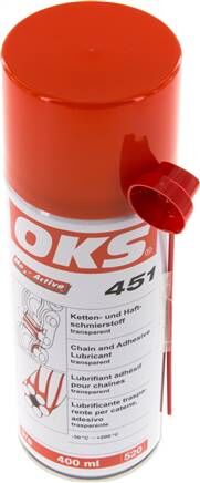 OKS 450/451 - Lubrificante per catene e adesivi, bomboletta spray da 400 ml