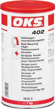 OKS 402 - Grasso per cuscinetti volventi ad alte prestazioni, lattina da 1 kg