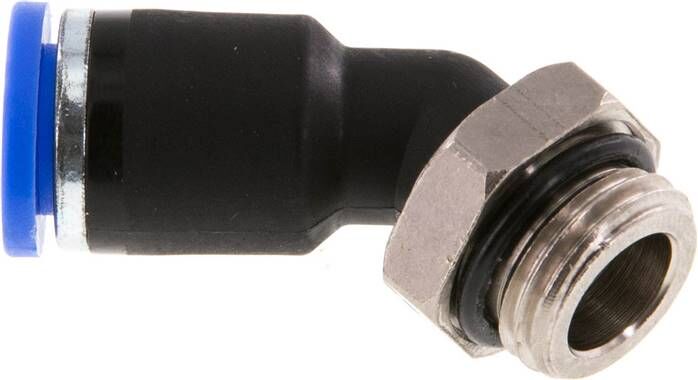 connettore push-in a 45° G 1/4"-8mm, standard IQS