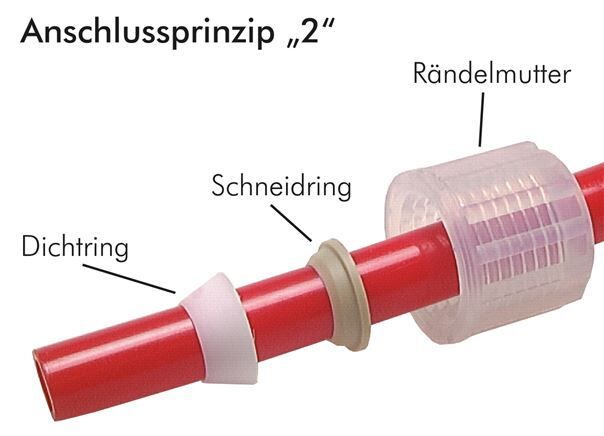 Winkel-Verschraubung G 1/2"-6x4mm, PFA