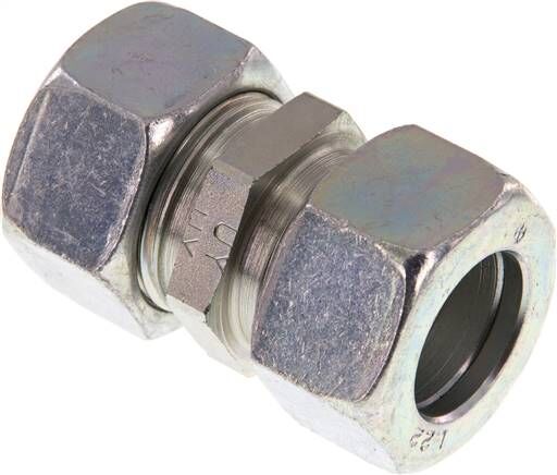 Raccordo ad anello di taglio diritto 22 L (M30x2), acciaio zincato