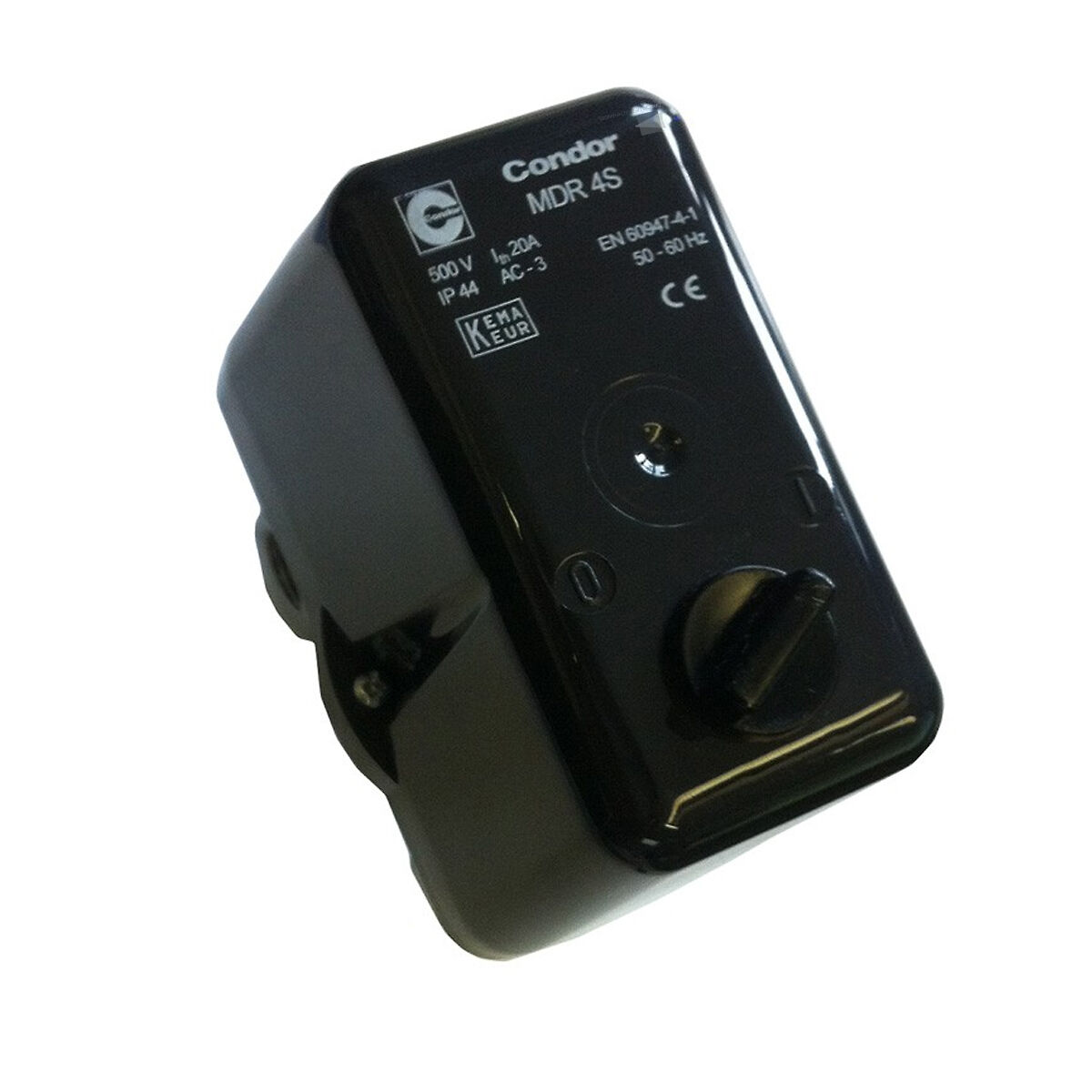 Pressostato Condor tipo MDR 4S/16 K incl. EV 4WS preimpostato a 7,8-9,8 bar