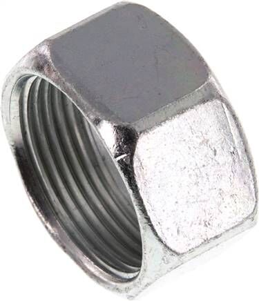 Ecrou de serrage pour raccord à bague coupante 28 L (M36x2), acier galvanisé