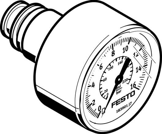 FESTO PAGN-26-16-P10 (543487) Manometer