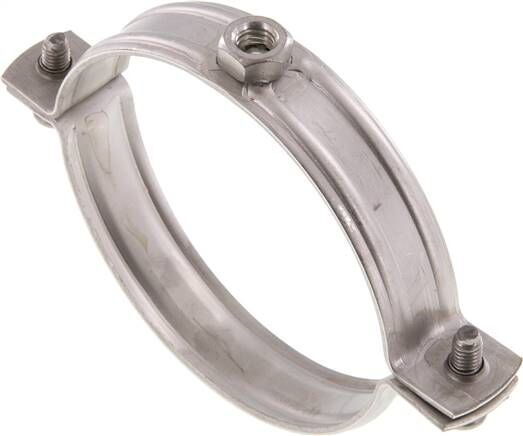 Fascetta stringitubo, 85 - 89 mm, 1.4404, senza inserto