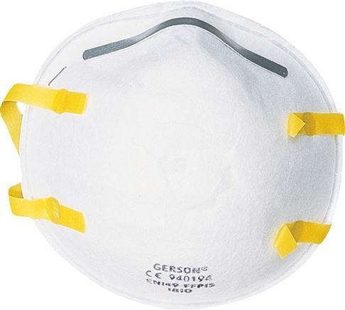 Semimaschera respiratoria, senza valvola, livello di protezione FFP 2