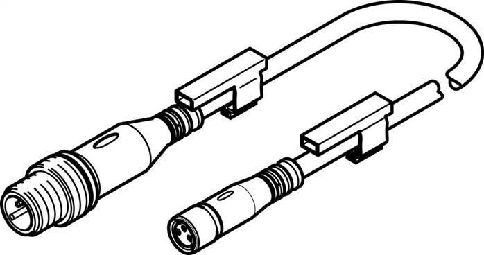 FESTO NEBU-M8G3-K-0.5-M12G3 (8000209) Verbindungsleitung