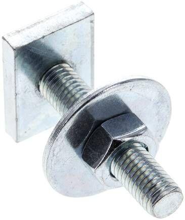 Vite con testa a martello HS M 10x55, acciaio zincato (33 x 23 x 6)