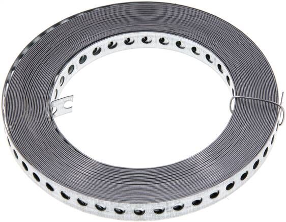 Nastro perforato FISCHER 12 mm, 10 metri, acciaio zincato